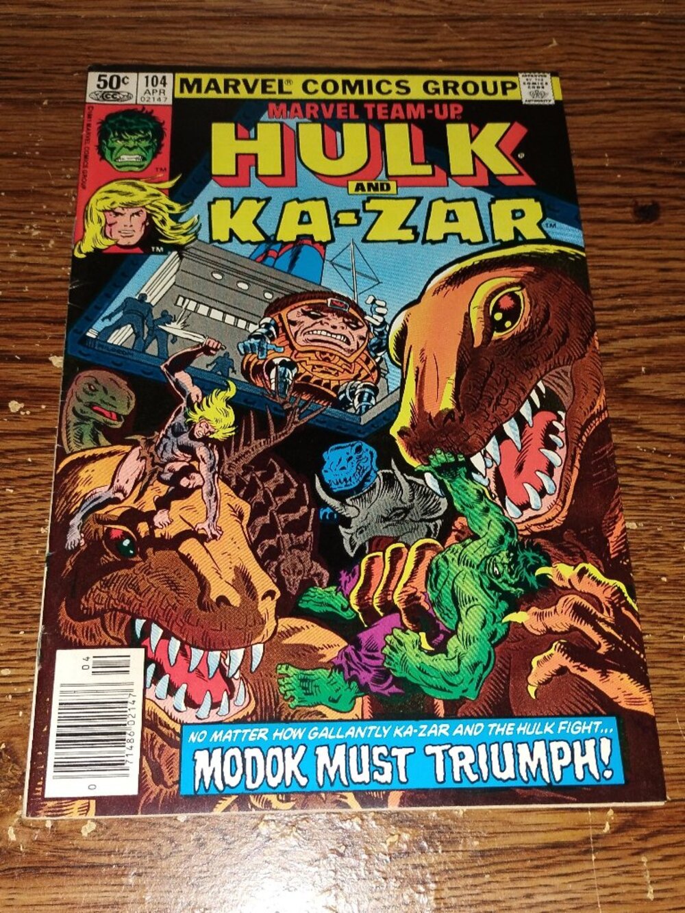 Marvel Team-Up: #104 starring Hulk and Ka-Zar (Marvel Comics, 1981)